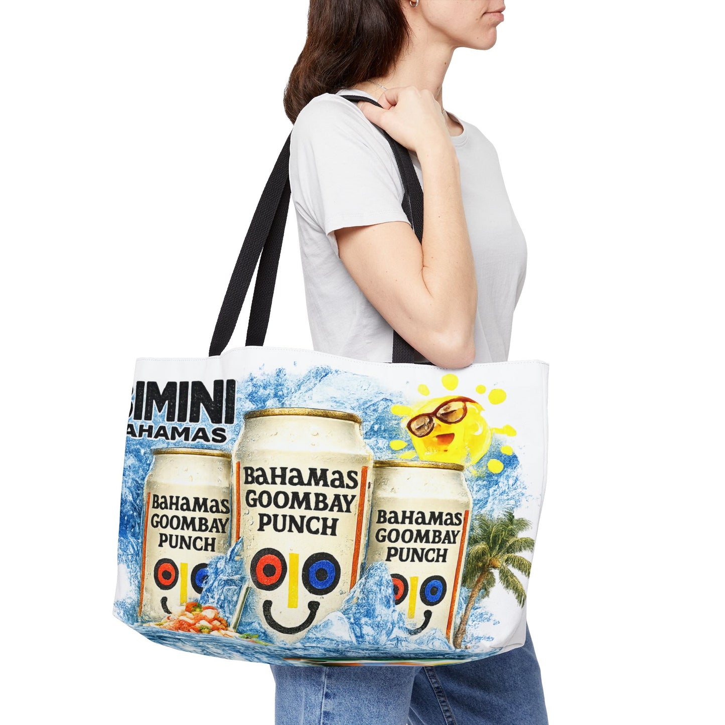 Bimini Bahamas Weekender Tote Bag — Bahamas Goombay Punch Beach Tote