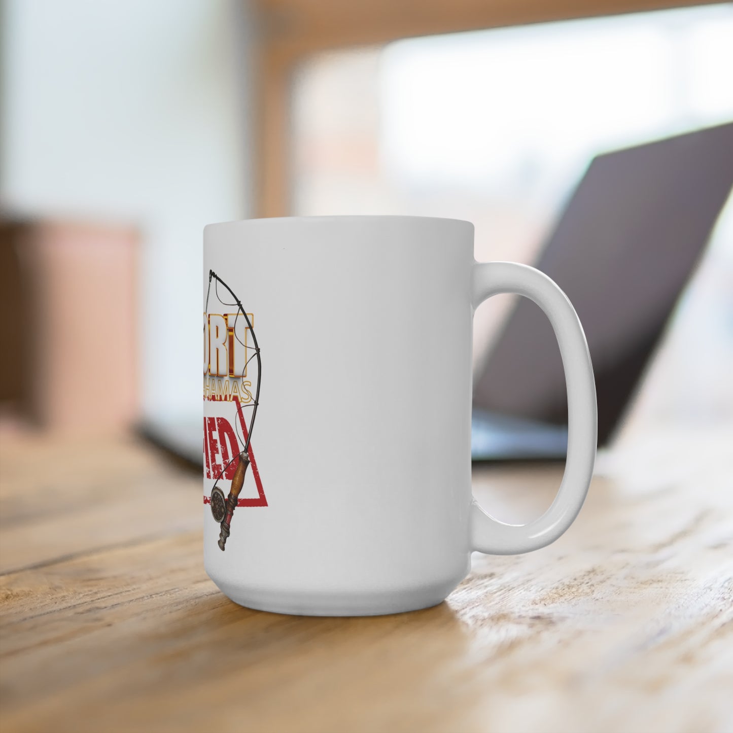 Hooked On Freeport Bahamas Certified Mug | Fishing Graphic 15oz