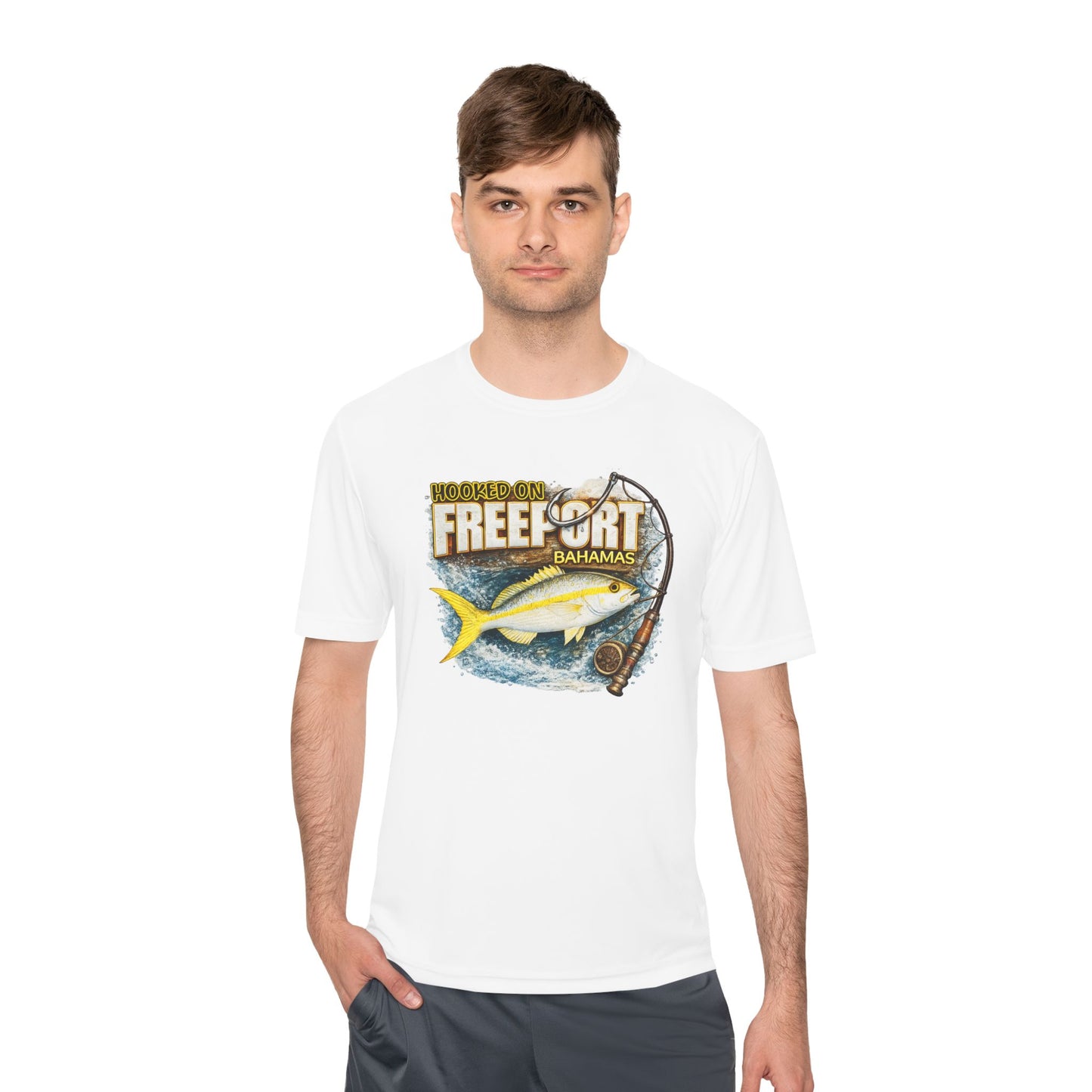 Freeport Bahamas Yellowtail Fishing Tee — Nautical Sport Fishing Shirt
