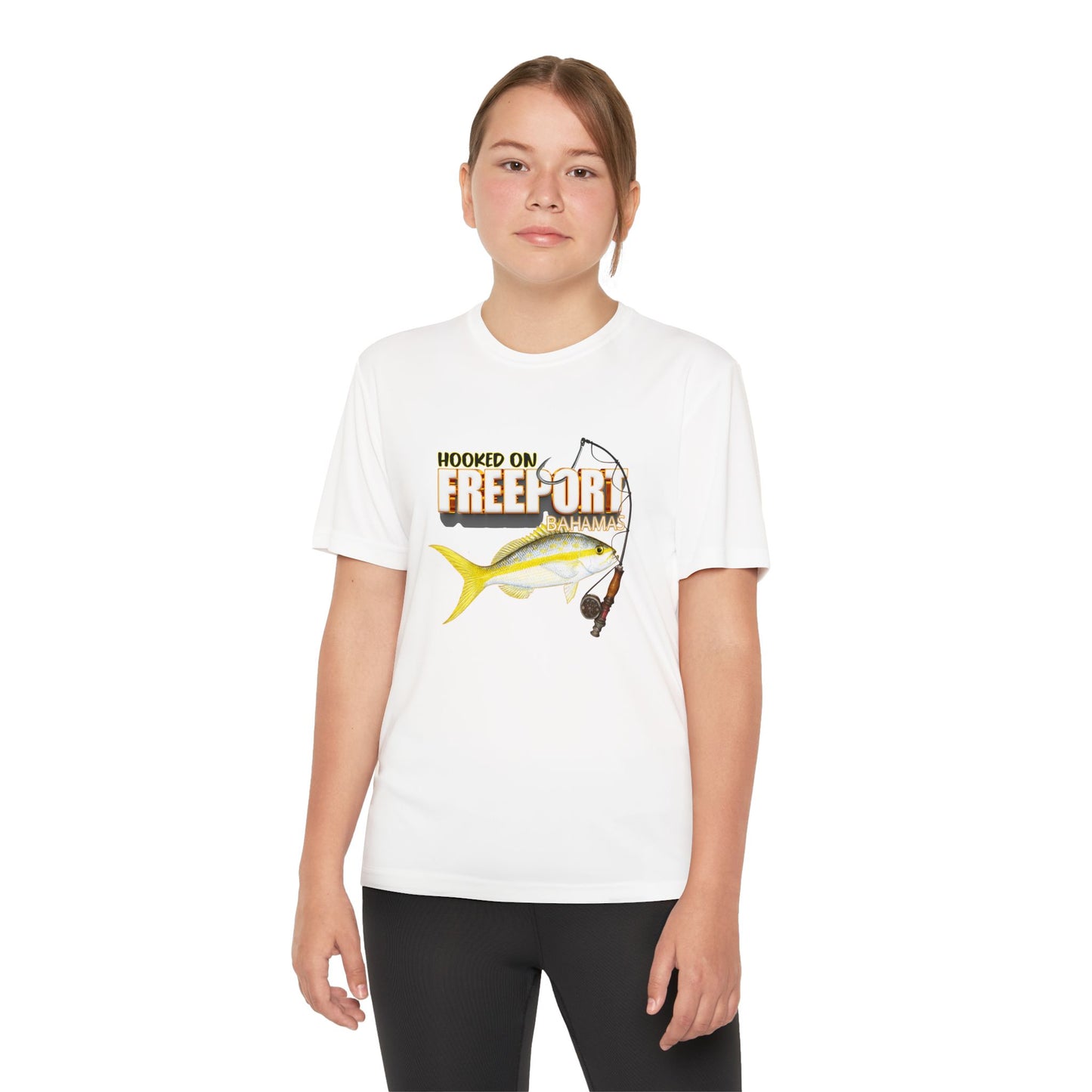 Hooked on Freeport fishing tee | Youth T-Shirt