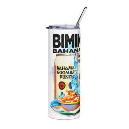 Bimini Bahamas Goombay Punch Can Tumbler | 20oz Stainless Steel Travel Cup