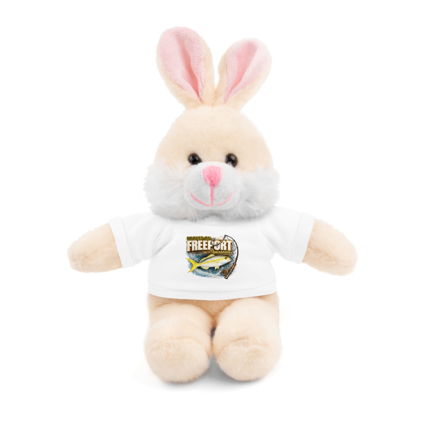 Plush Bear with 'Free Spirit' Tee — Soft Brown Teddy Gift for Kids & Adventurers