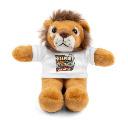 Plush Bear with 'Freeport Certified' Tee - Soft Stuffed Animal Gift