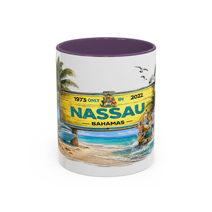 Nassau Bahamas Souvenir Coffee Mug (Accent, 11/15oz)