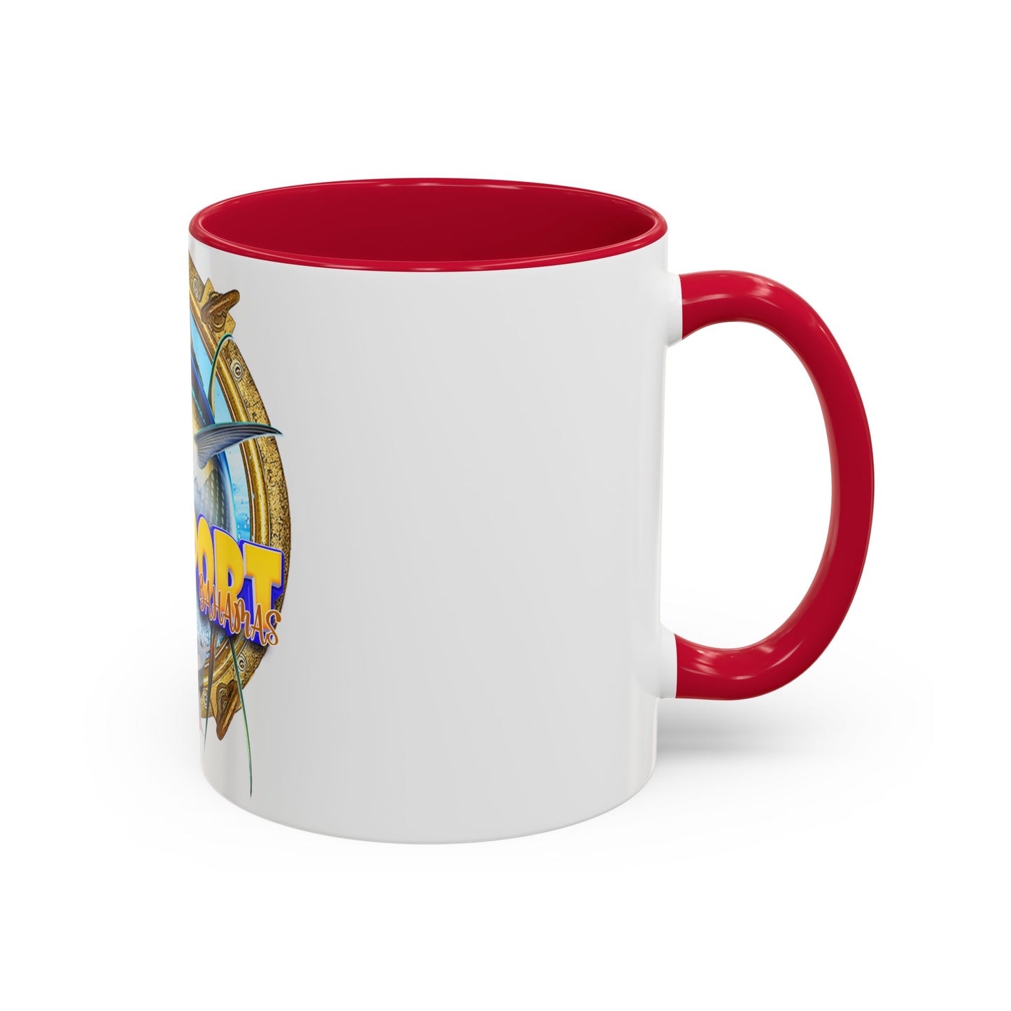 Freeport Marlin Fishing Mug | Color Accent Ceramic Mug