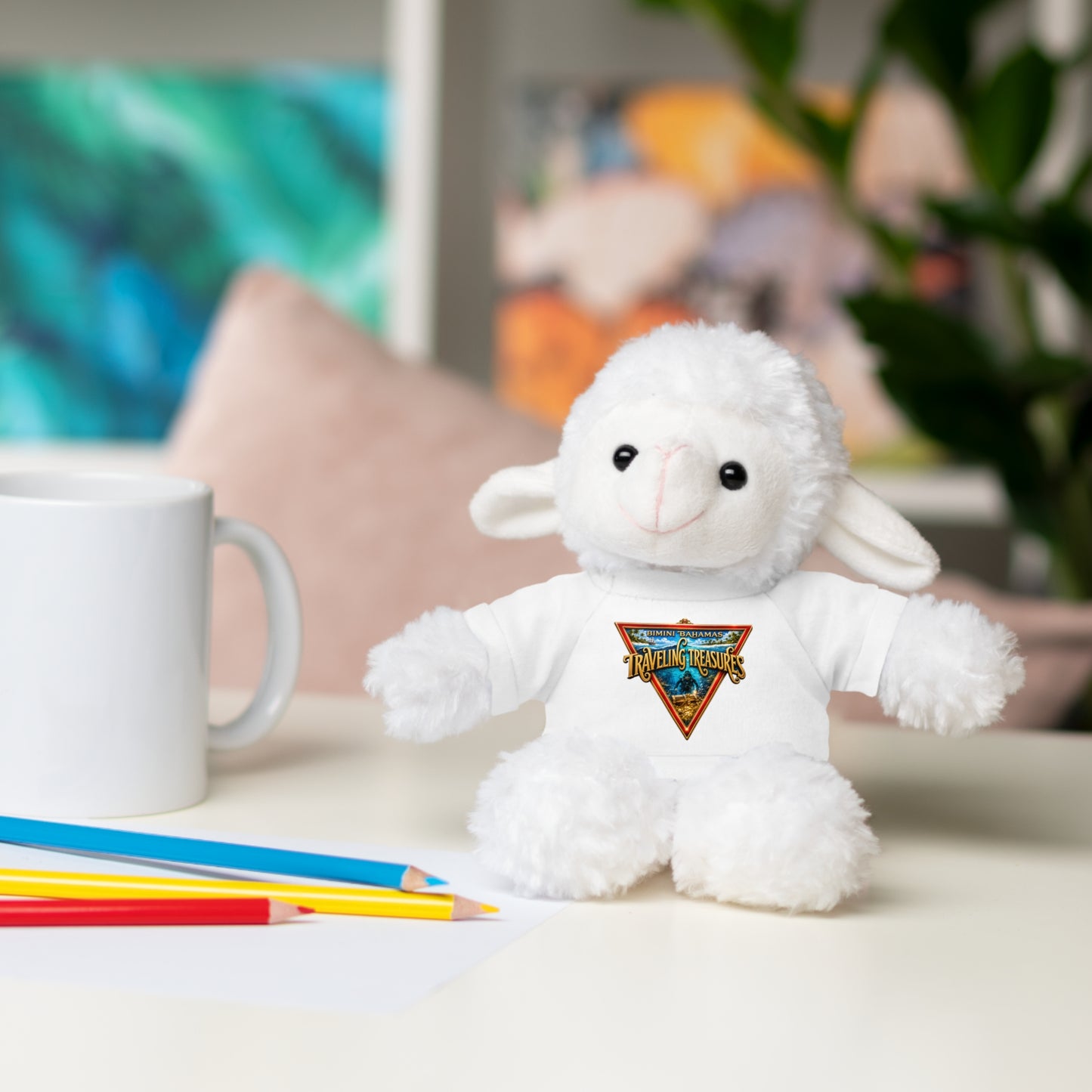 Retro Traveler Graphic Teddy Bear with Tee