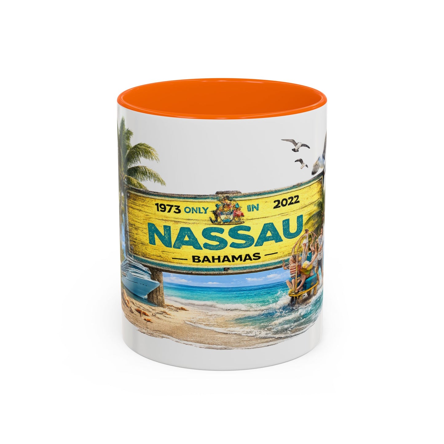 Nassau Bahamas Souvenir Coffee Mug (Accent, 11/15oz)