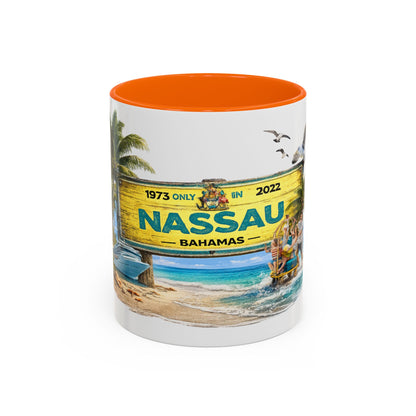 Nassau Bahamas Souvenir Coffee Mug (Accent, 11/15oz)