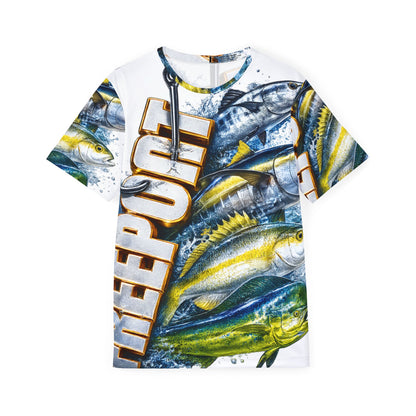 Fishing Jersey — 'Freepouch' All-Over Print Men's Sports Tee