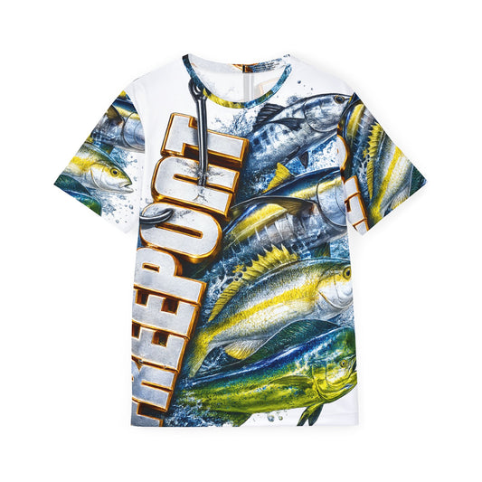Fishing Jersey — 'Freepouch' All-Over Print Men's Sports Tee