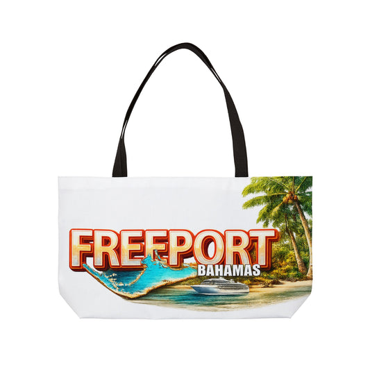 Freeport Bahamas Weekender Tote Bag – Tropical Beach Travel Bag