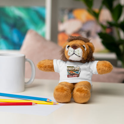 Plush Bear with 'Freeport Certified' Tee - Soft Stuffed Animal Gift