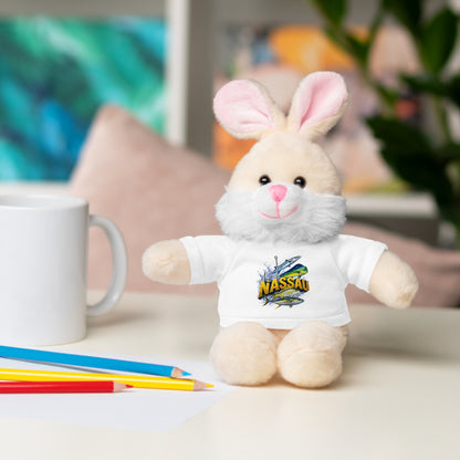 Nassau Beach Teddy Bear with Printed Tee