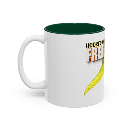 Hooked on Freeport Bahamas Mermaid Tail Fishing Mug | Two-Tone Accent