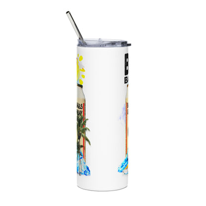 Bimini Bahamas Goombay Punch Can Tumbler | 20oz Stainless Steel Travel Cup