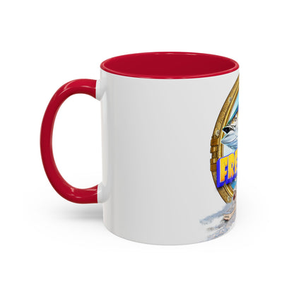 Freeport Marlin Fishing Mug | Color Accent Ceramic Mug