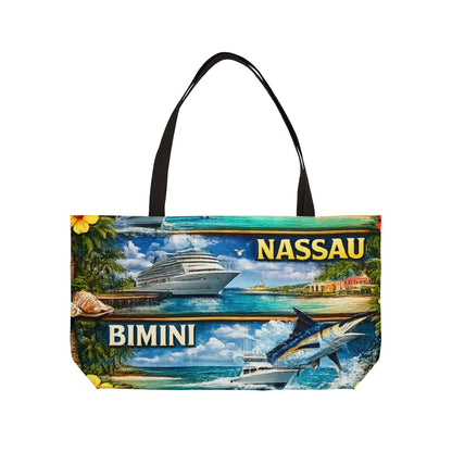 Bahamas Weekender Tote Bag – Island Treasures Cruise & Beach Travel Tote