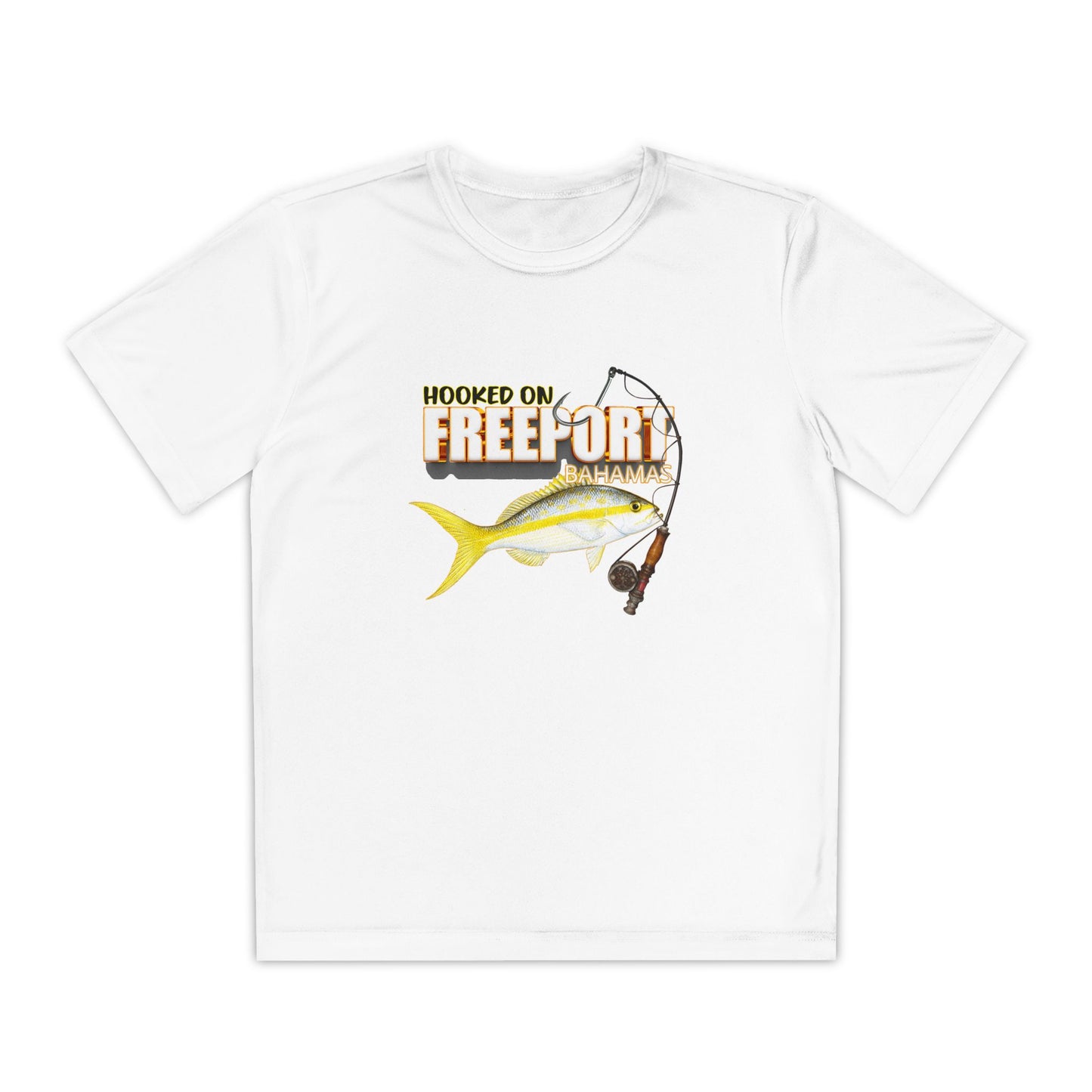 Hooked on Freeport fishing tee | Youth T-Shirt