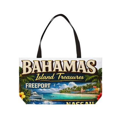 Bahamas Weekender Tote Bag – Island Treasures Cruise & Beach Travel Tote