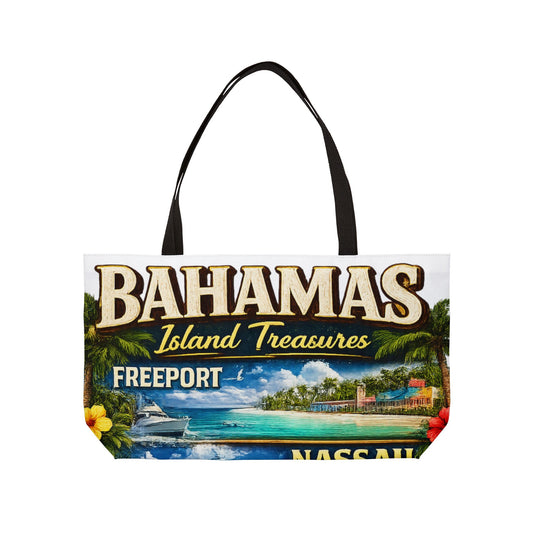 Bahamas Weekender Tote Bag – Island Treasures Cruise & Beach Travel Tote