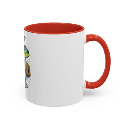 Nassau Fishing Mug – Tropical Gamefish Accent Coffee Cup (11/15oz)