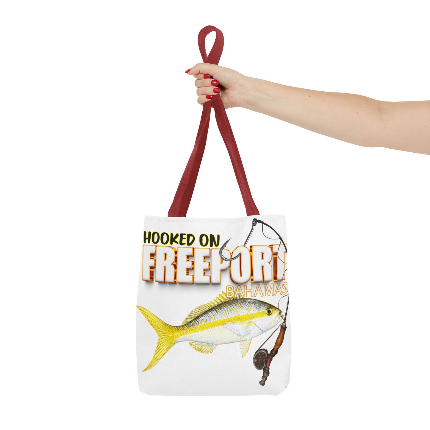 Hooked on Freeport Bahamas Tote Bag