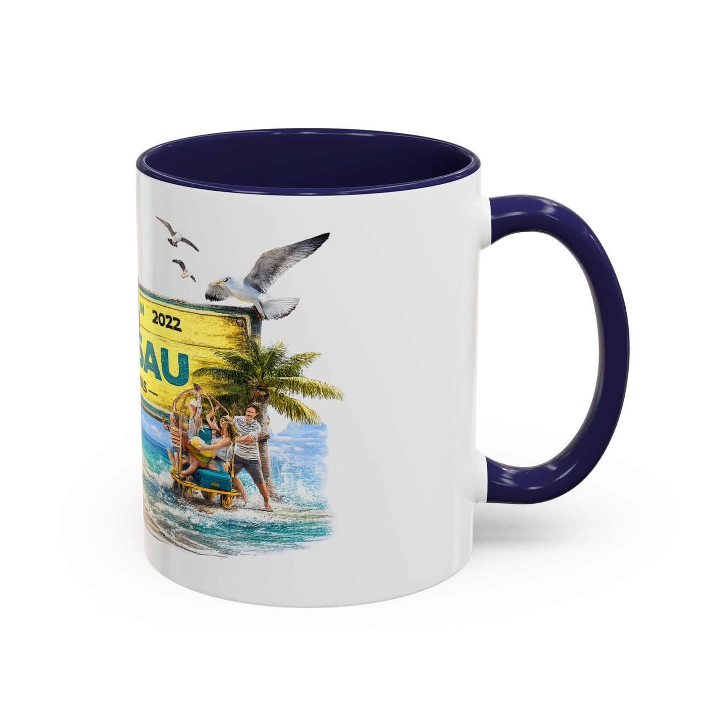 Nassau Bahamas Souvenir Coffee Mug (Accent, 11/15oz)