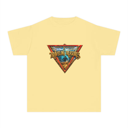Youth Tee - 'Traveling Treasures' Vintage Adventure Graphic