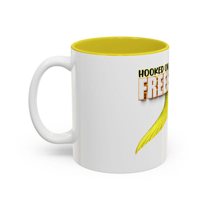 Hooked on Freeport Bahamas Mermaid Tail Fishing Mug | Two-Tone Accent