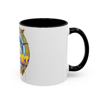 Freeport Marlin Fishing Mug | Color Accent Ceramic Mug