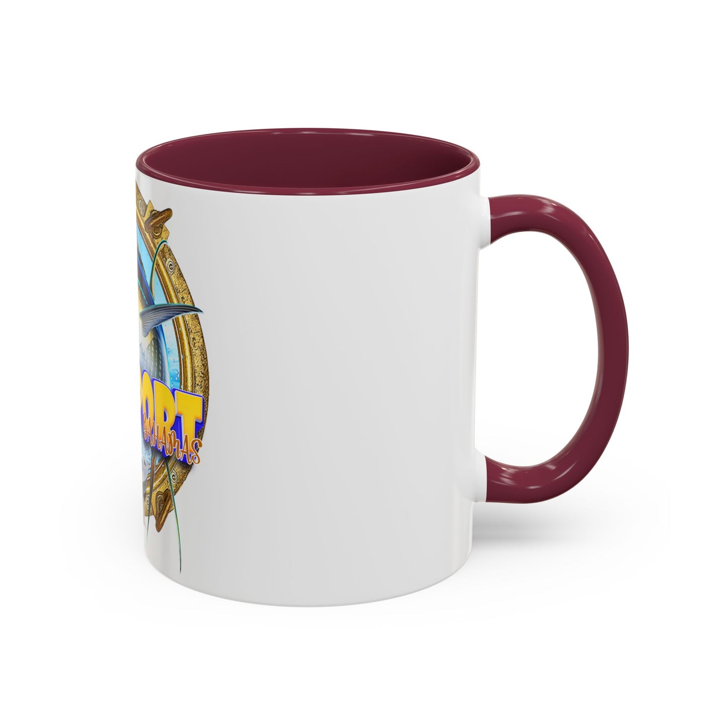 Freeport Marlin Fishing Mug | Color Accent Ceramic Mug