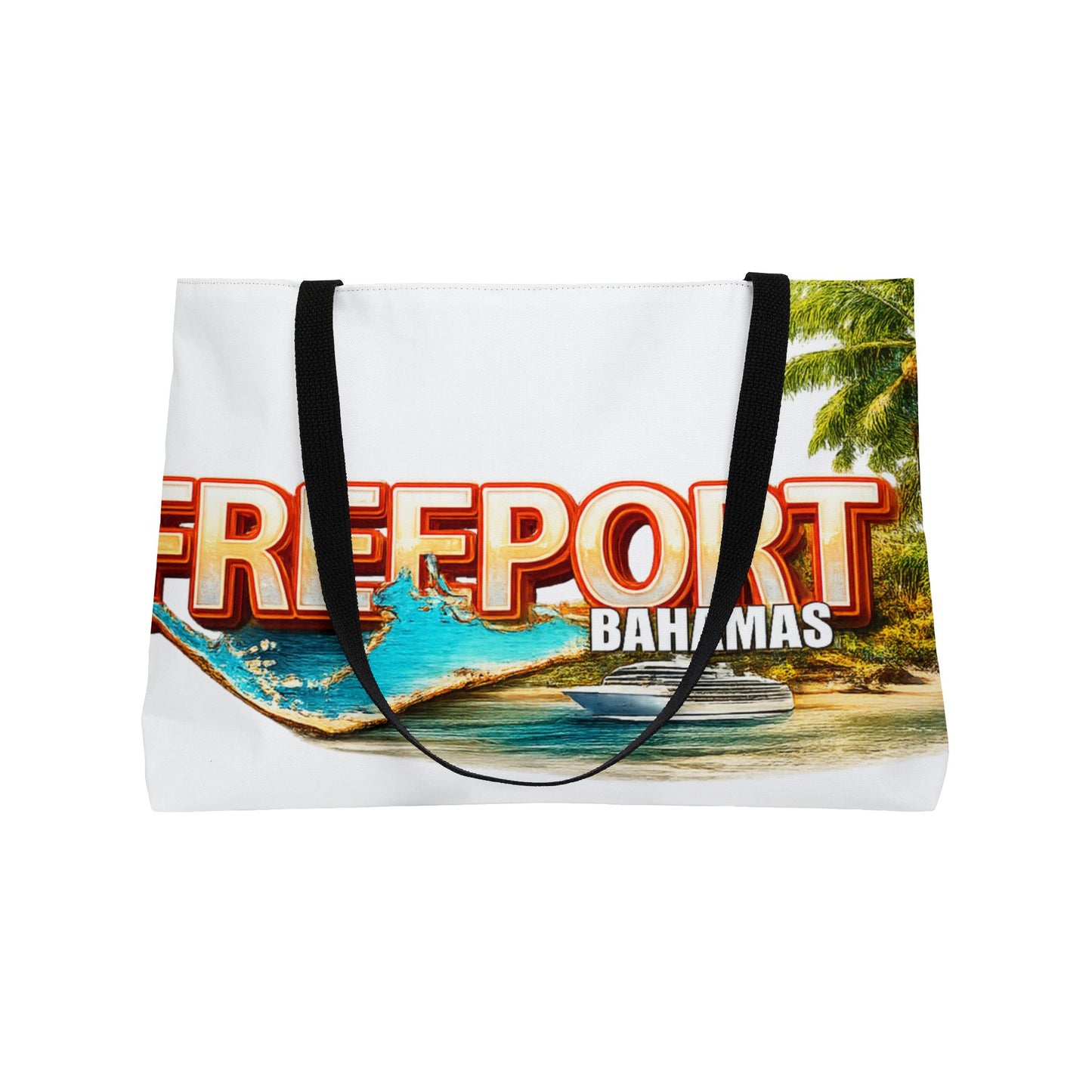 Freeport Bahamas Weekender Tote Bag – Tropical Beach Travel Bag