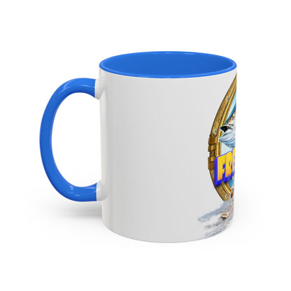 Freeport Marlin Fishing Mug | Color Accent Ceramic Mug