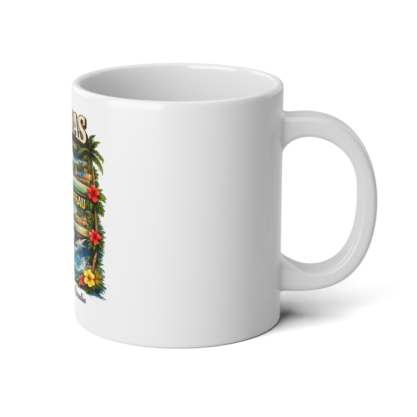 Bahamas Jumbo 20oz Mug - Island Treasures Freeport Nassau Bimini Travel Souvenir