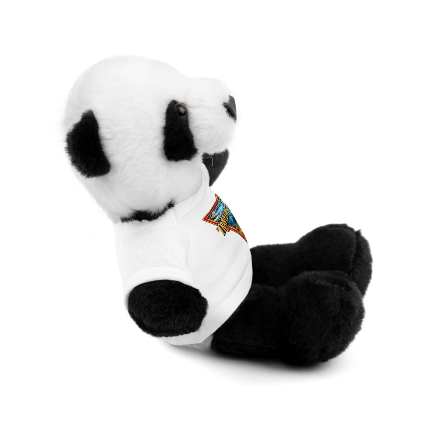 Retro Traveler Graphic Teddy Bear with Tee