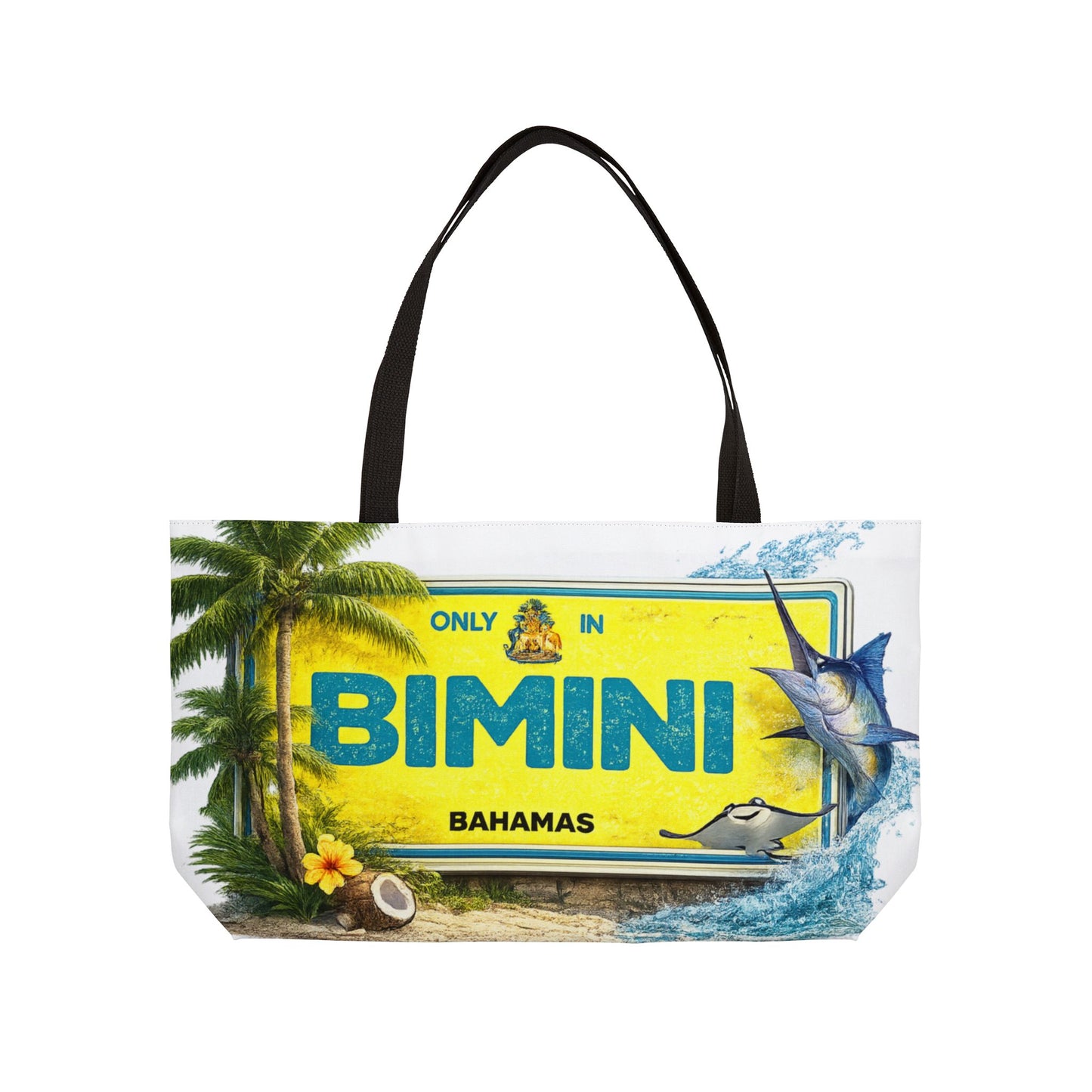 Bimini Bahamas Weekender Tote Bag – Beach Vacation Travel Bag