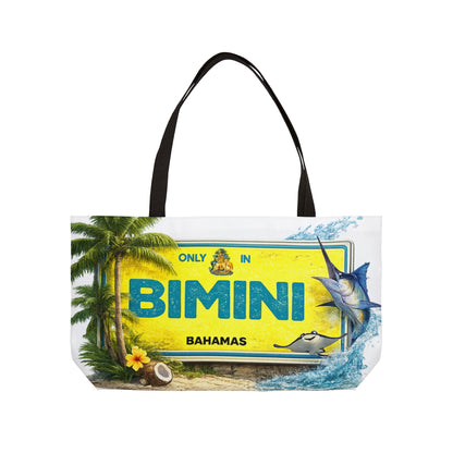 Bimini Bahamas Weekender Tote Bag – Beach Vacation Travel Bag