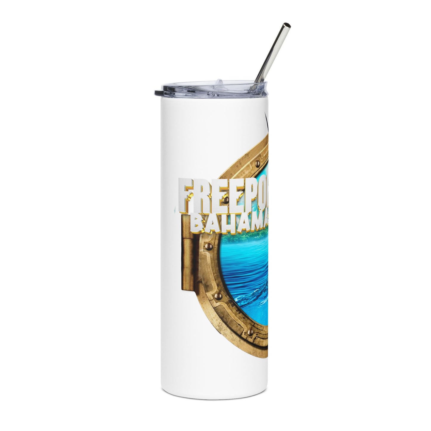 Freeport Bahamas Marlin Porthole Tumbler | 20oz Stainless Steel