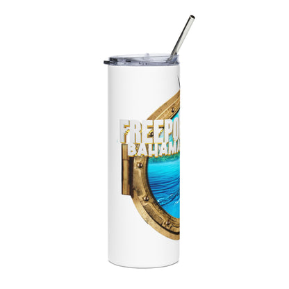 Freeport Bahamas Marlin Porthole Tumbler | 20oz Stainless Steel