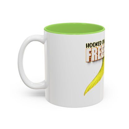 Hooked on Freeport Bahamas Mermaid Tail Fishing Mug | Two-Tone Accent