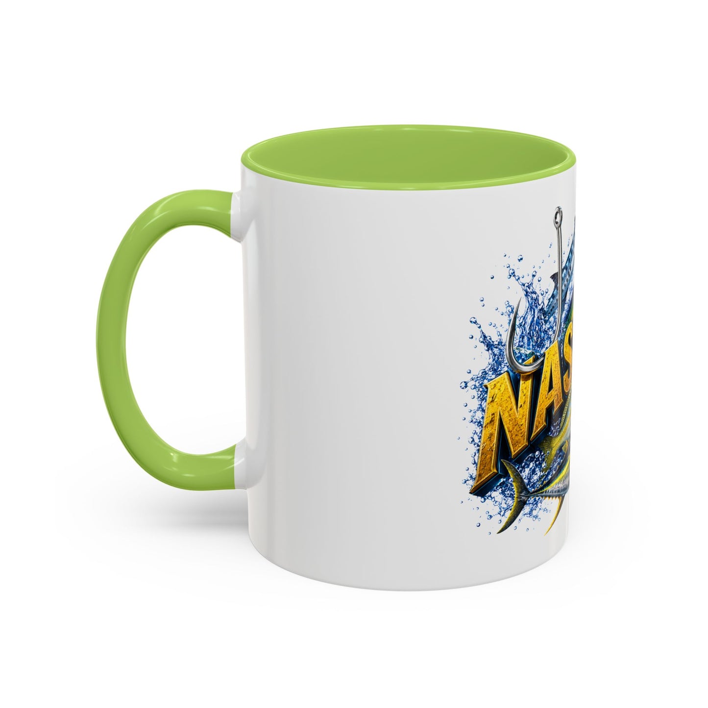 Nassau Fishing Mug – Tropical Gamefish Accent Coffee Cup (11/15oz)