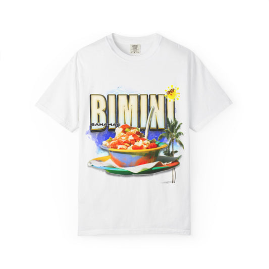 Rimini Beach Bowl T-Shirt | Italian Seaside, Palm Tree, Retro Postcard