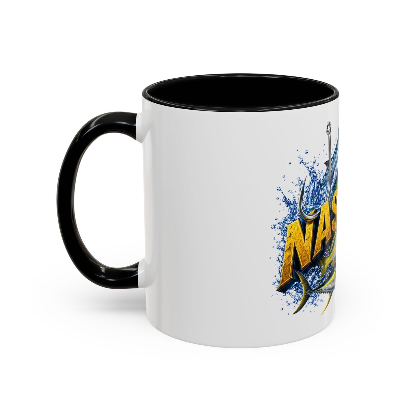 Nassau Fishing Mug – Tropical Gamefish Accent Coffee Cup (11/15oz)