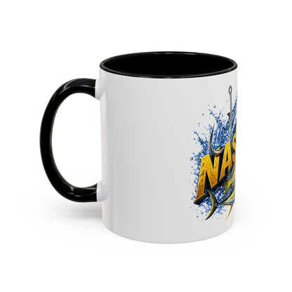 Nassau Fishing Mug – Tropical Gamefish Accent Coffee Cup (11/15oz)