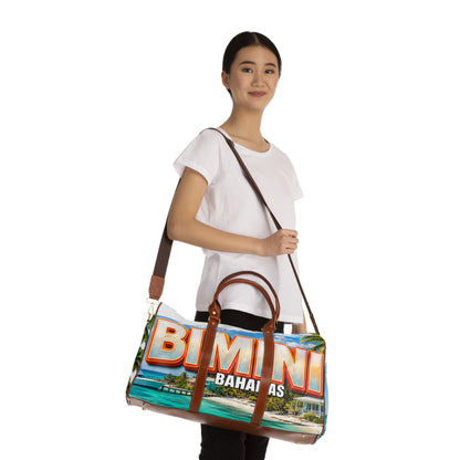 Bimini Bahamas Waterproof Travel Bag – Tropical Beach Duffel