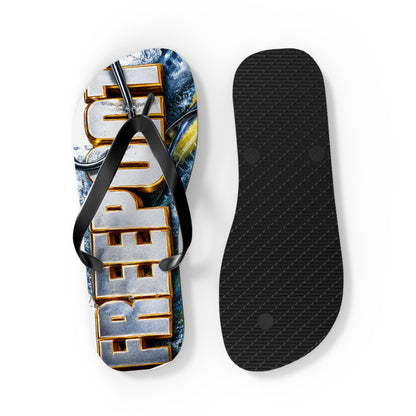 Freerun Graphic Flip Flops – Beach & Surf Tribute Sandals