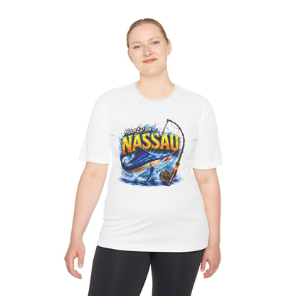 Hooked on Nassau Fishing Tee — Moisture-Wicking Sport Shirt