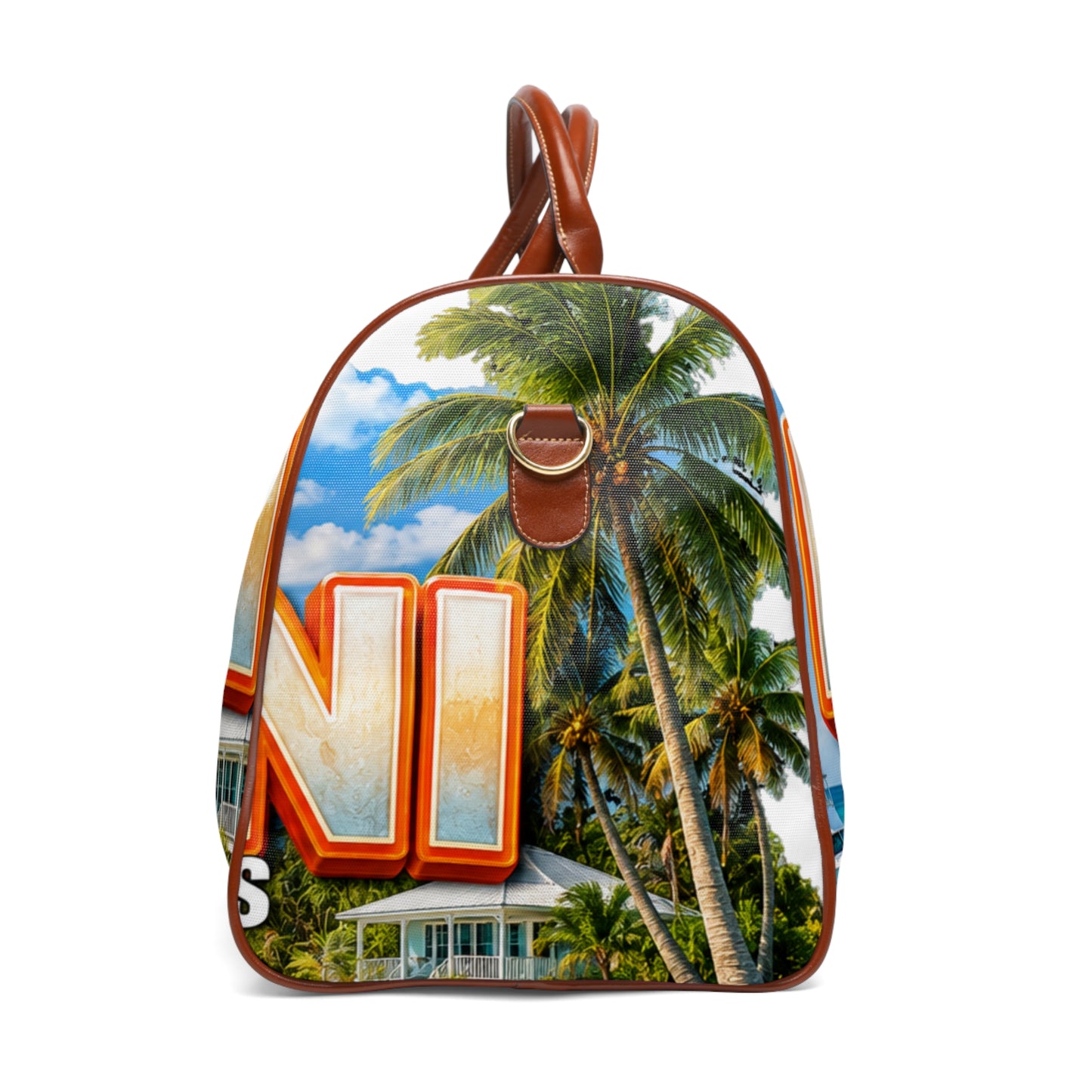 Bimini Bahamas Waterproof Travel Bag – Tropical Beach Duffel
