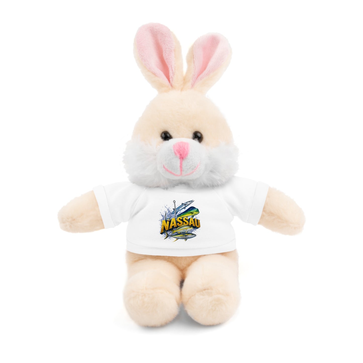Nassau Beach Teddy Bear with Printed Tee
