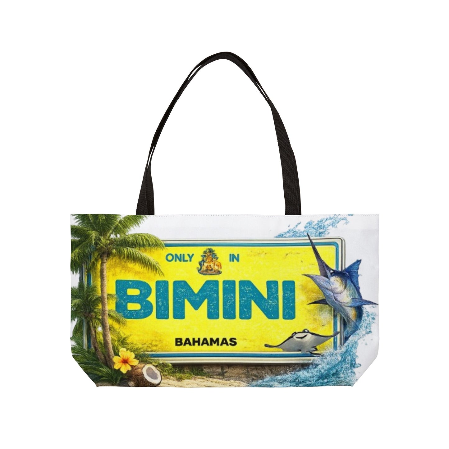 Bimini Bahamas Weekender Tote Bag – Beach Vacation Travel Bag
